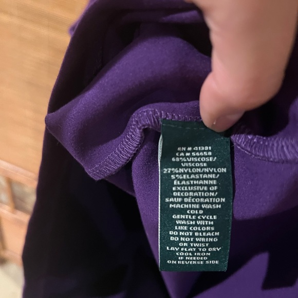 Lauren Ralph Lauren NWT Purple Dress - Picture 8 of 8